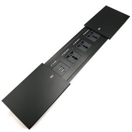 Siliding Cover Desk Socket JX-728B - 副本